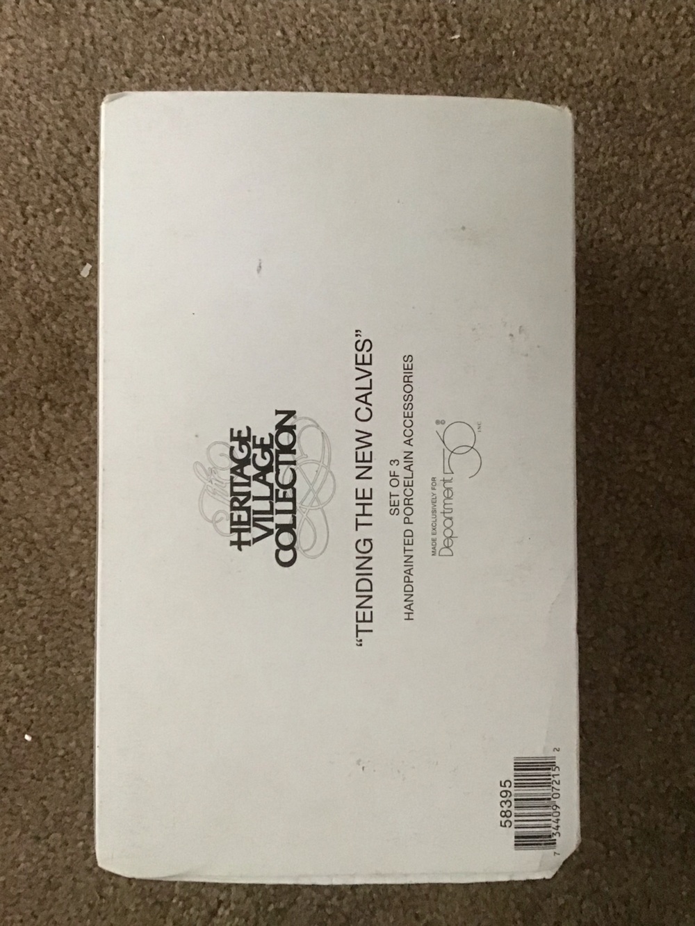 Department 56 Tending The New Calves Set of 3 NIB